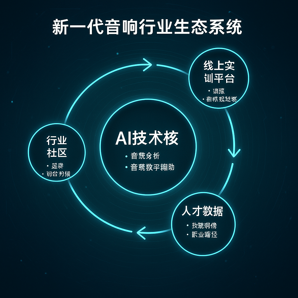 新一代音响行业生态系统架构图